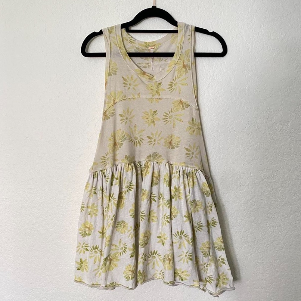 Free People Flower Tank Top